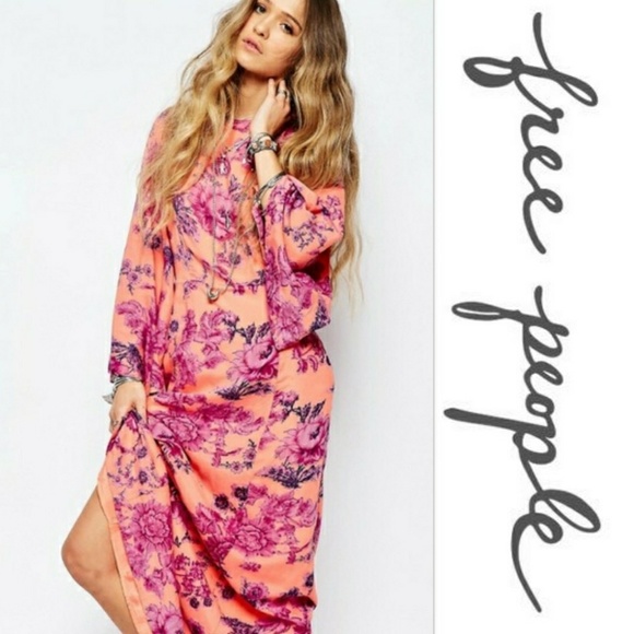 Free People Dresses & Skirts - Free People Melrose Bell Sleeve Maxi Dress NWOT